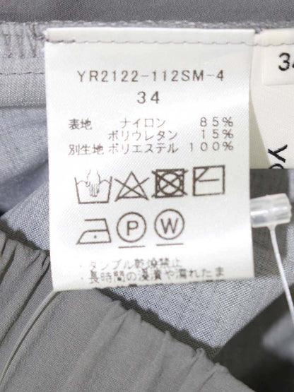 ヨリ YR2122-112SM-4 パンツ 34 グレー 撥水 ITVFF8BHBTEI