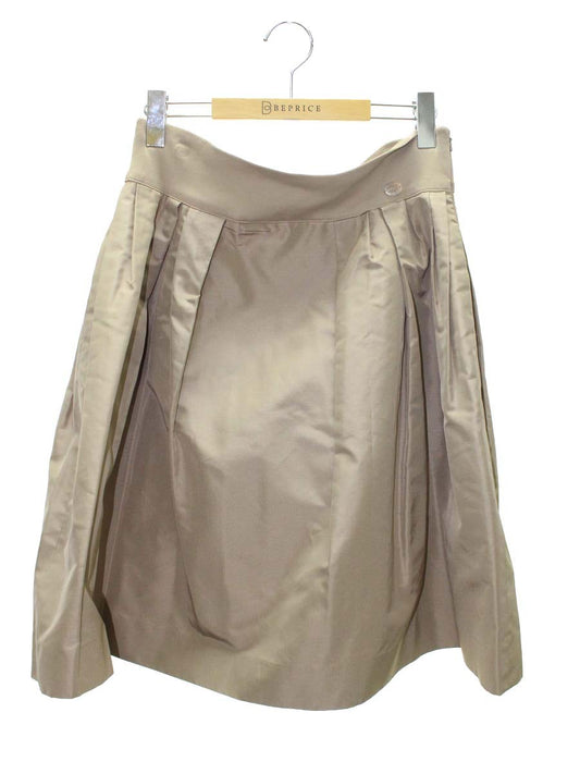 フォクシーブティック 34894 スカート 42 ベージュブラウン フレアー ITT3RZIA6MS2