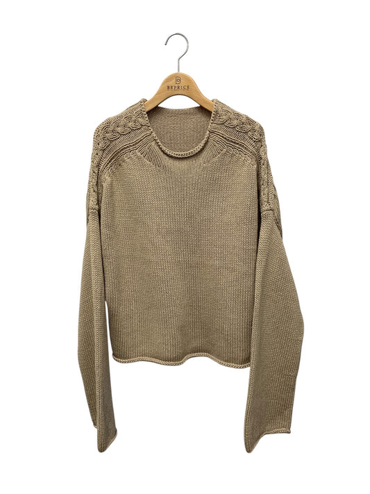 デイジーリン Cotton Silk ミスリンお気に入りセーター 06128 F ベージュ ITJKIGTRJ84M