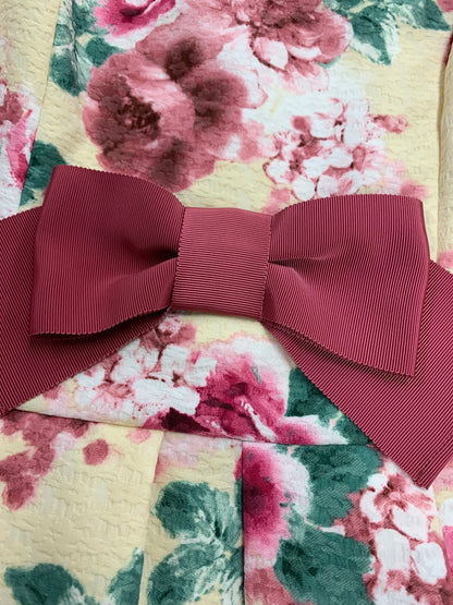 エムズグレイシー 211605 ワンピース 36 マルチカラー 花 リボン ITJ90V8K7IT4