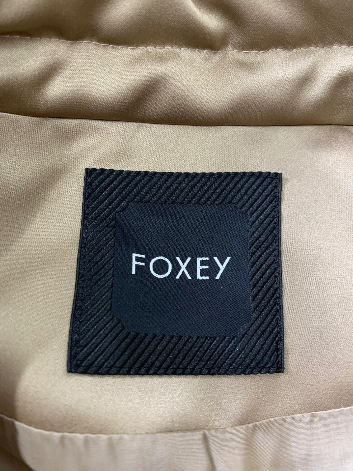 フォクシーニューヨーク collection Jacket McKinley 39827 コート 40 ベージュ ITL7ENPHJBNK