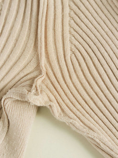 フォクシーブティック ニットトップ ベーシックリブ 38091 セーター 38 ピンク IT4J4M25LPJS