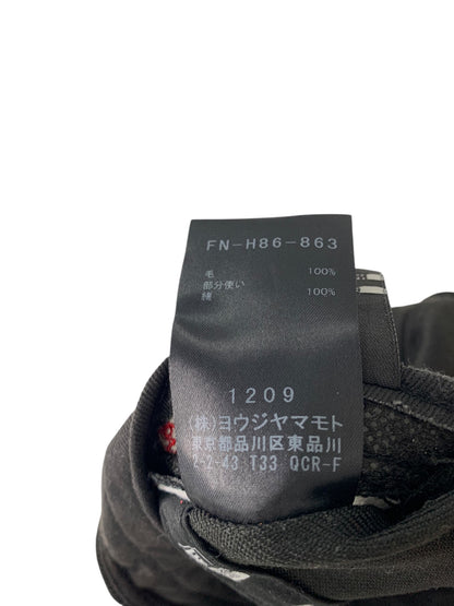 yohji yamamoto POUR HOMME × NEW ERA キャップ ブラック 9FORTY メタルバッヂ シグネチャーロゴ ITBE7ULFBEXC