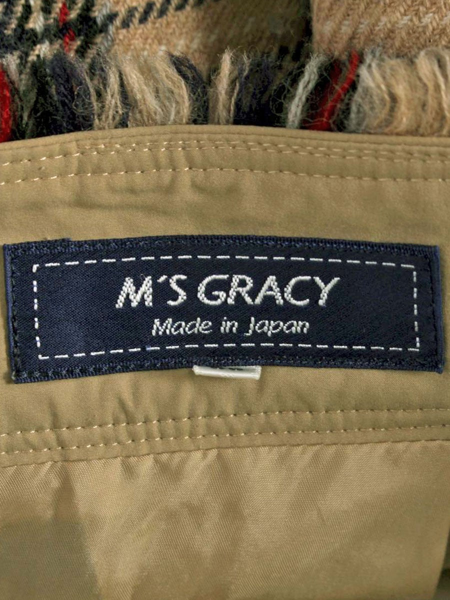 エムズグレイシー 917565 スカート 36 ブラウン ウール ITFURZYZPWT8