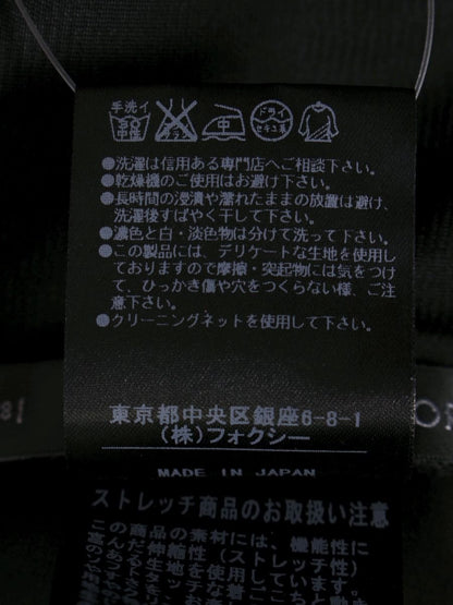 フォクシーニューヨーク オードリードレス 26704 ワンピース 38 ブラック タック バックジップ IT6KNHROBFK0