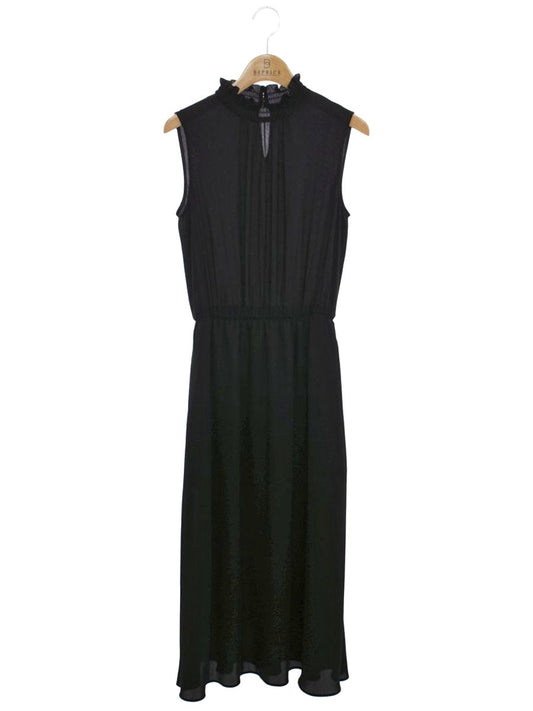 エムプルミエ シャーリングネックワンピース A930-010 ワンピース 34 ブラック ITZJ6ZIYWNAS