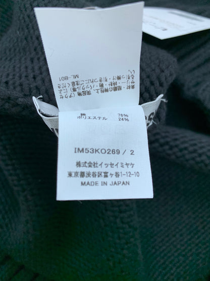 イッセイミヤケ IM53KO269 ニットジャケット 2 ブラック ITOAKZ4KKYN4