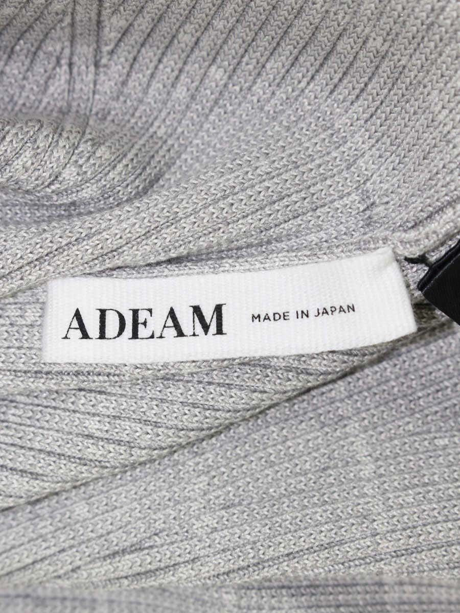 アディアム 41727 トップス S グレー ニット 袖フリル ITFZX8LP4AQ4