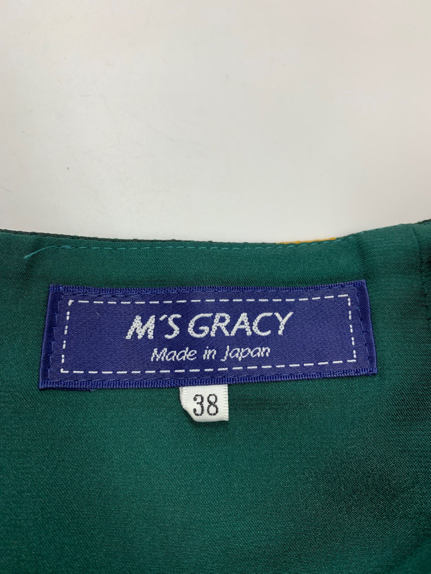 エムズグレイシー Cherry チェリー 817558 スカート 38 グリーン ITRLO5GCN1IS