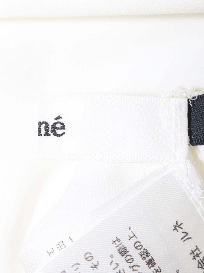 ルネ リミテッドエディション 6941960 ブラウス 34 ホワイト フリル フェイクパール レース ITT6M6JWU3WE