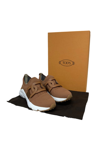 トッズ ケイト ハイテクファブリック スニーカー XXW54C0EM60Q6LS014 36.5 ブラウン 2025年現行品 ITBO1LPYQ94Q