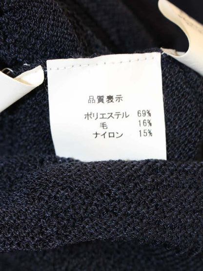 アツコナガノ S124461 ワンピース F ネイビー ニット ITE6OCIU59K0