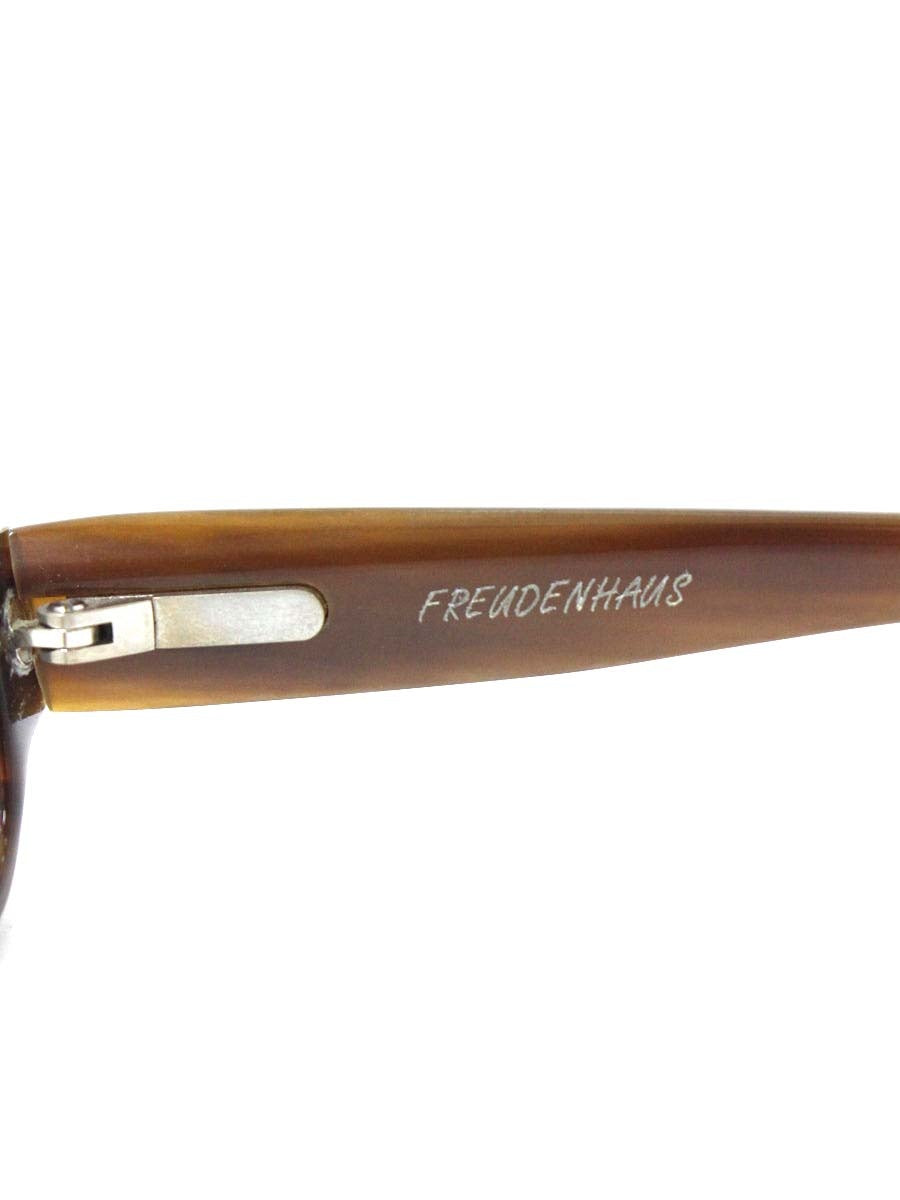 フロイデンハウス 2601-J 17p メガネ オリーブブラウン バッファローホーン フルリム オーバル ITBDRDJZL97T 【SALE】