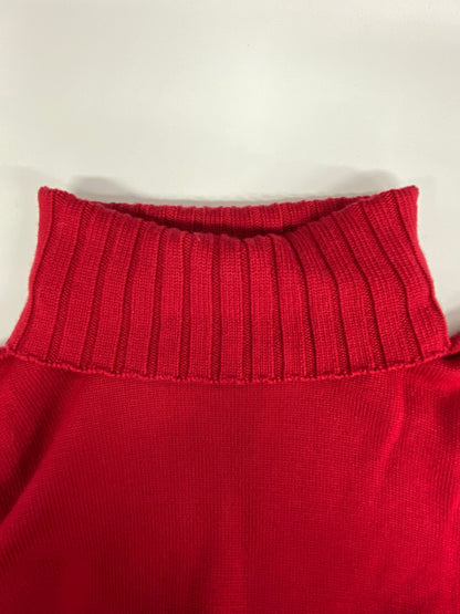 エムズグレイシー Turtleneck Sweater 818592 ニット セーター 38 レッド タートル ITJO934Z8Q3A