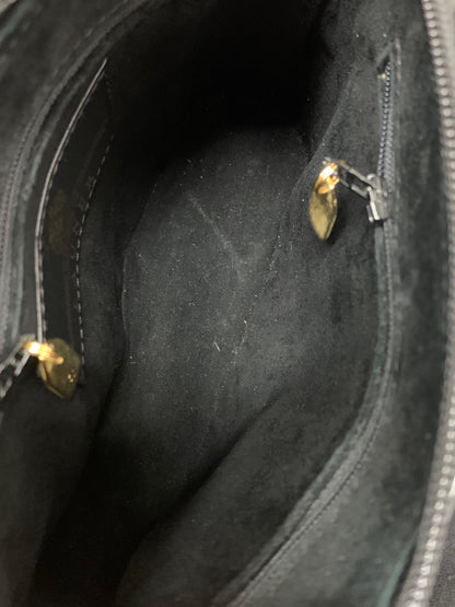 ロウナーロンドン ハンドバッグ ブラック エナメル ITYRXG3QDR1W