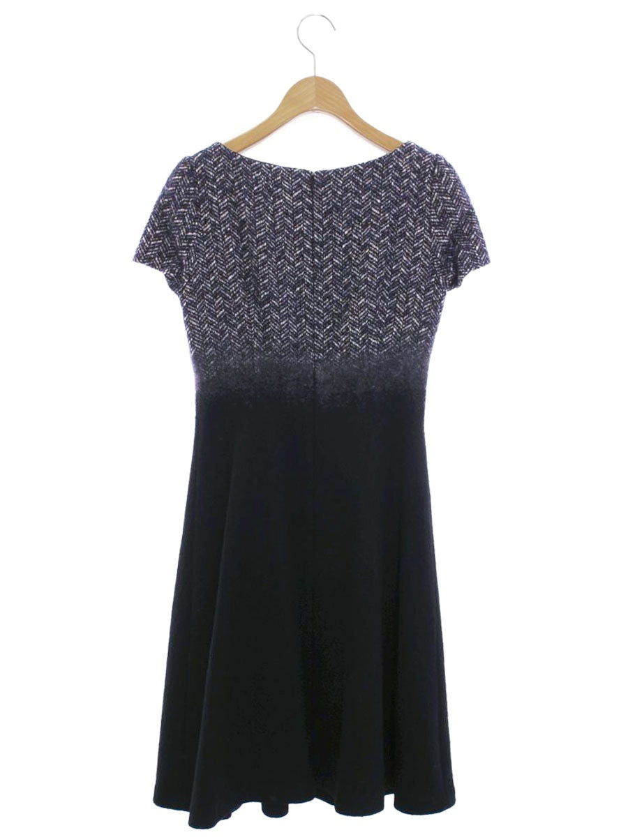 アナイ 14326-24-95-360 ワンピース 36 ネイビー/ブラック ツイード ITF31PTU48PW 【SALE】