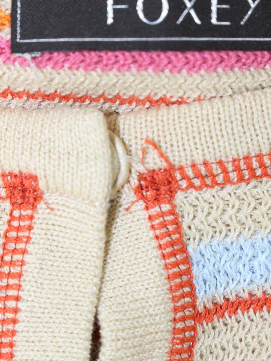 フォクシーブティック 30486 カーディガン 38 マルチカラー ボーダー ITIK9RXBP4NB