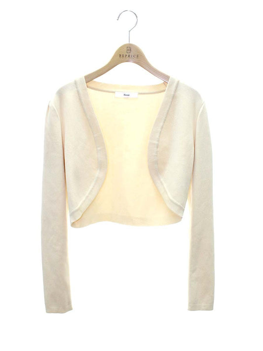 ルネ 6512060 カーディガン 36 ベージュ ボレロ ITQXIHVH9E7I