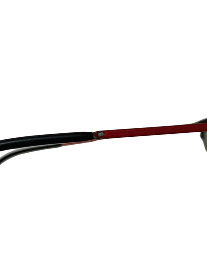 エルエーアイワークス 427 メガネ 眼鏡 レッド メタルフレーム フルリム オーバル IT6QZ0E26AZ8