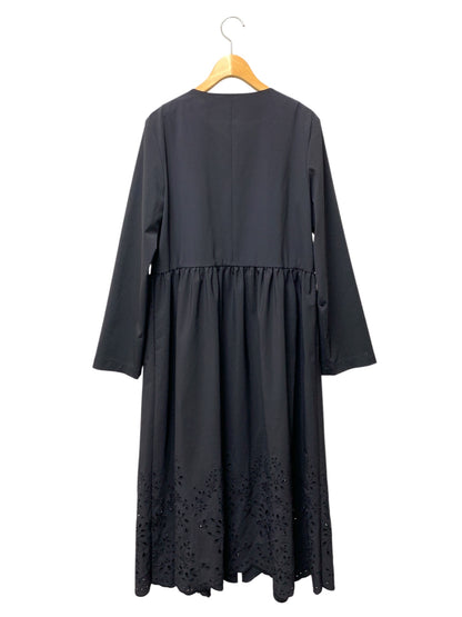 フォクシーニューヨーク Aster Coat アスター 42763 コート 40 ネイビー 刺繍 フロントジップ ITNS9X3280O8