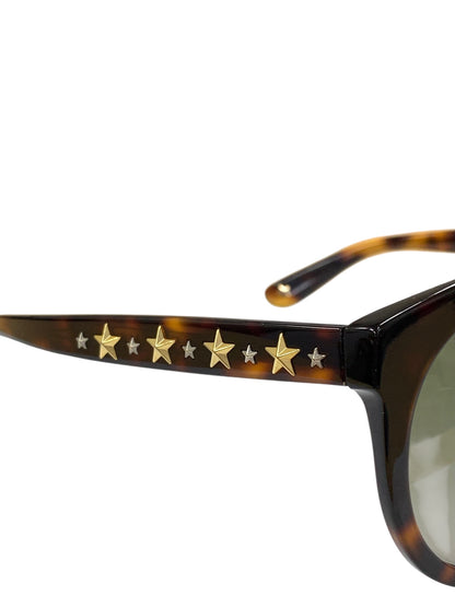 ジミーチュウ ASTAR 086HA サングラス ブラウン セルフレーム フルリム ラウンド（丸メガネ）スタースタッズ IT6HGF74939W 【SALE】