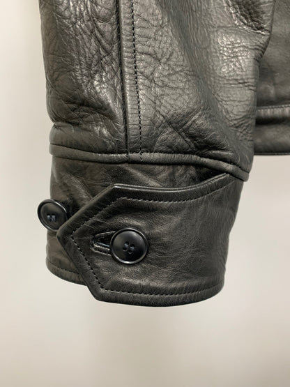 オールドジョー PATINA HORSE-HIDE JEAN JACKET 232OJ-JK19 レザージャケット 38 ブラック ホースハイド 馬革 ITF547EJL59Q