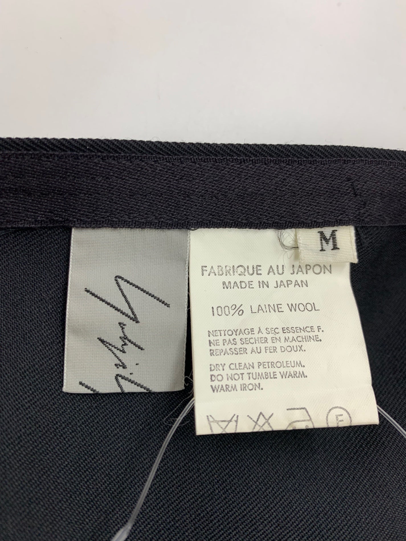 ヨウジヤマモト FS B01 111 ボレロ ブラック ウール ITZS40ZH7E00