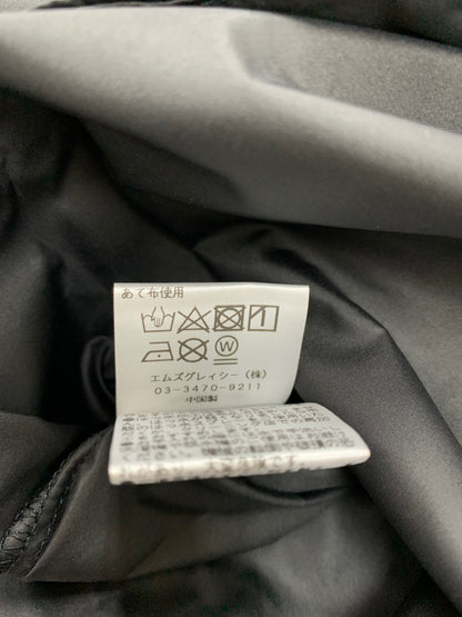 エムズグレイシー 594302 レインコート ブラック フリル フード ITSJ9YJSVS8E