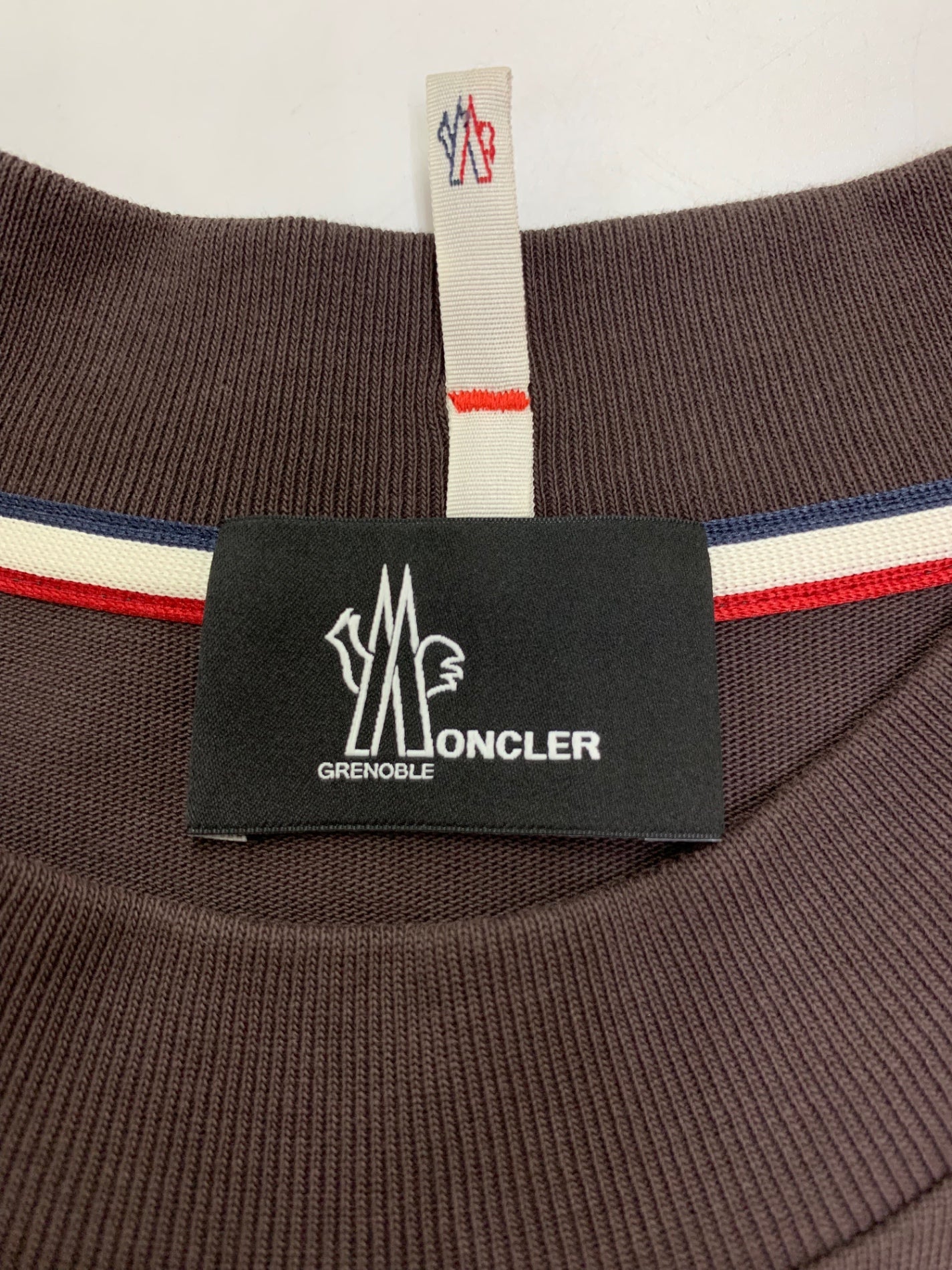モンクレール グルノーブル Day-Namic T-SHIRT MANICA LUNGA LS T-SHIRT J20978D00005 83927 長袖カットソー Ｌ ブラウン リフレクターロゴ IT3FJ0HE3ARQ