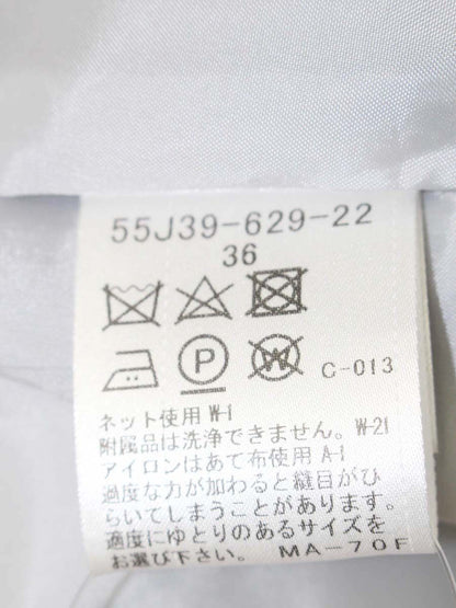 ブルーレーベルクレストブリッジ 55J39-629-22 ワンピース 36 ブルー チェック IT61O8P40I58