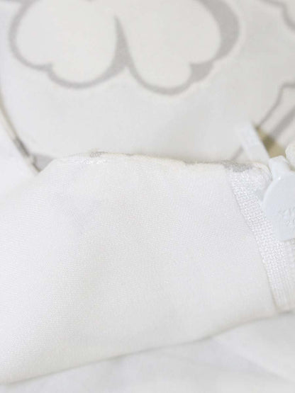 ルネ 6626570 ワンピース 36 ホワイト TISSUE フラワーモチーフ IT9IKD0DQB8O