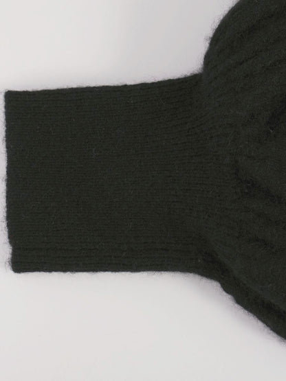 セルフォード CWN0195080 ワンピース 38 ブラック カシミヤ パフスリーブ ITK42698UZVC