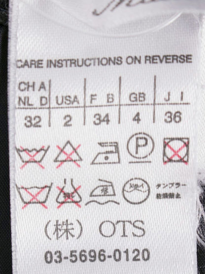 マックスマーラ RN73136 スカート 36 グレー チェック柄 ウール混 IT1Y3ADZ9IQ8 【SALE】