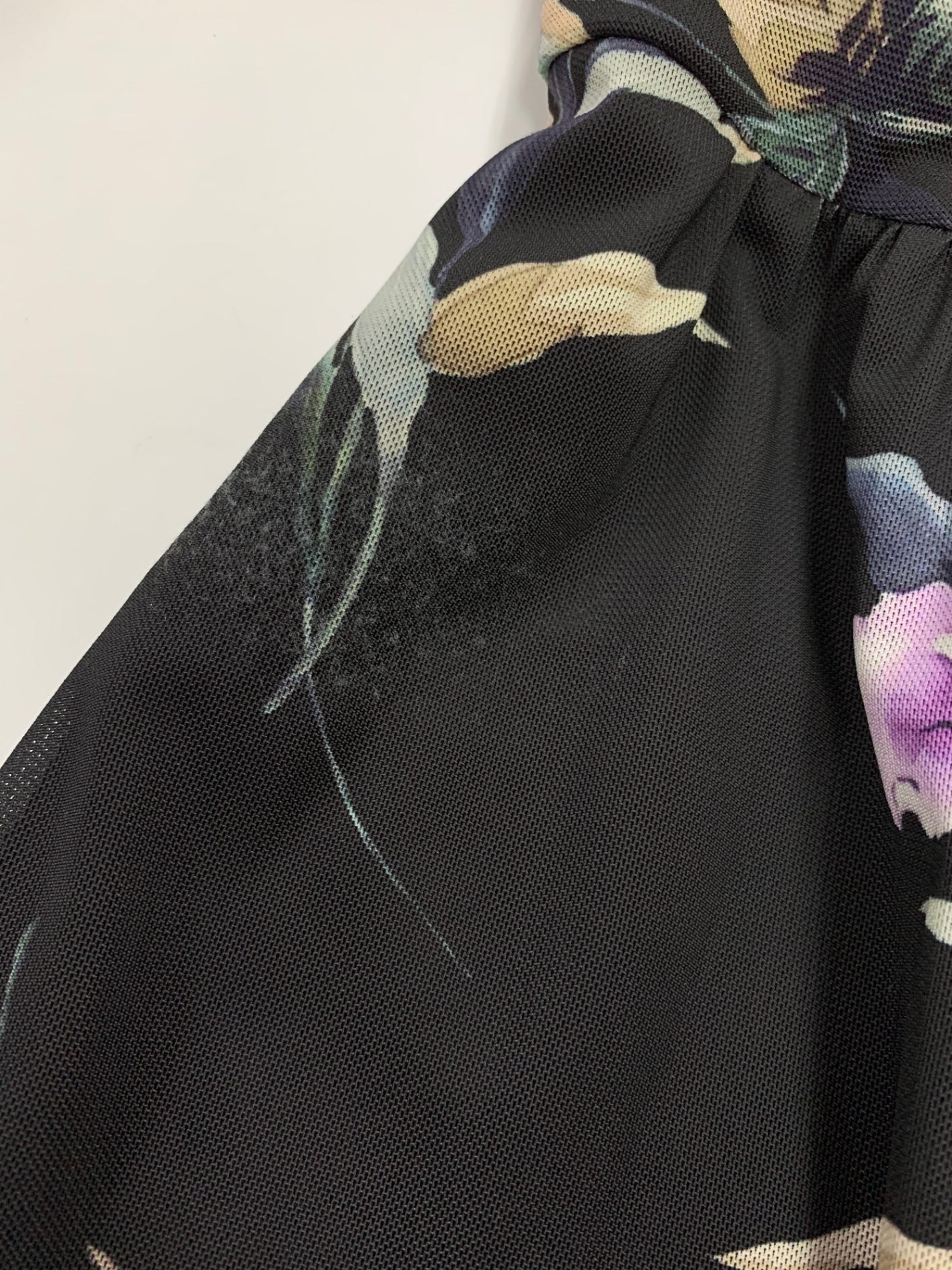 ダイアグラム 03233-32091 ワンピース 36 ブラック 花柄 ITH3HL87YVCL