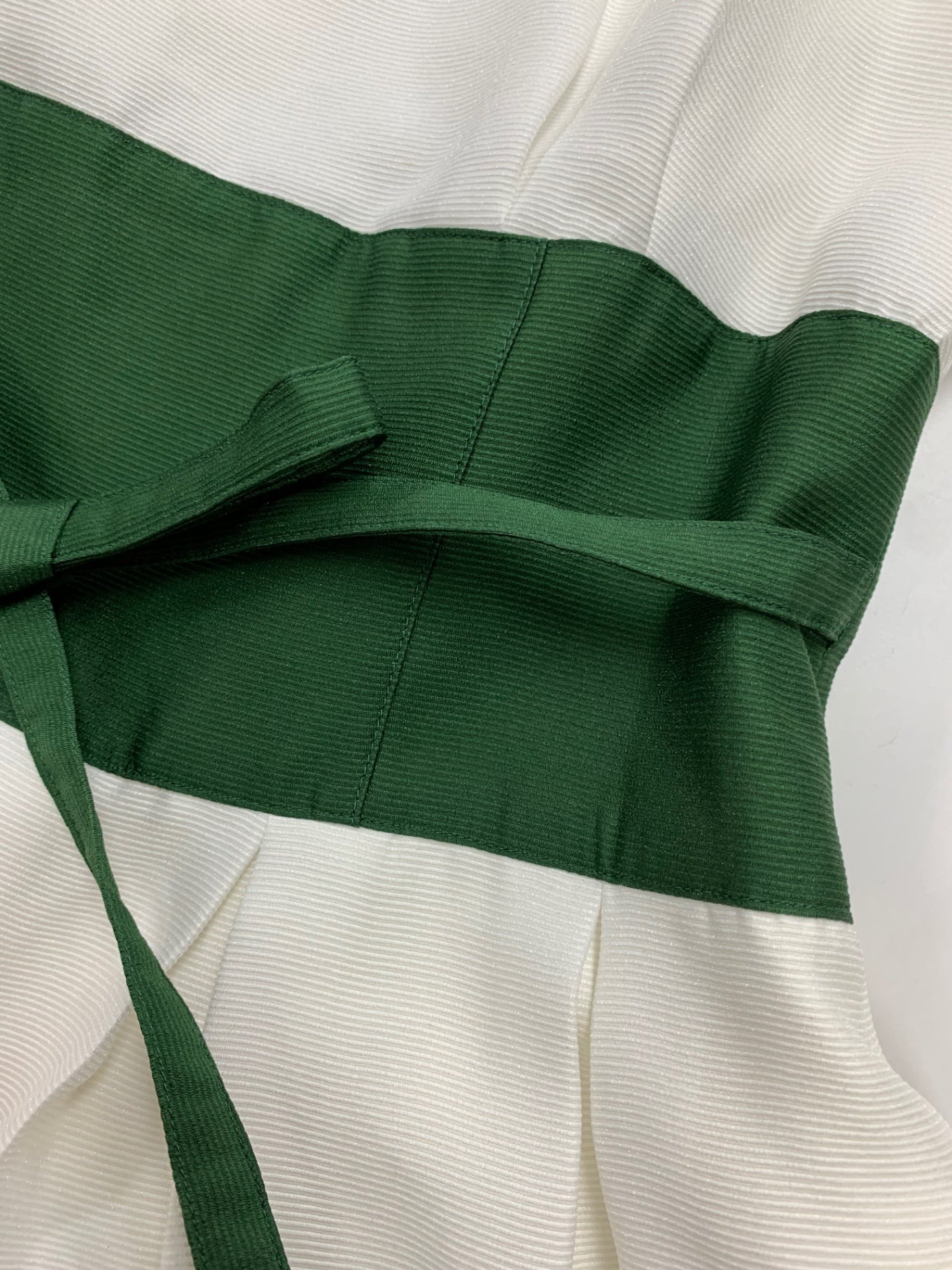 エムズグレイシー Garden Flower Dress 811344 ワンピース 36 ホワイト リボン 花柄 ITBAGN7A040C