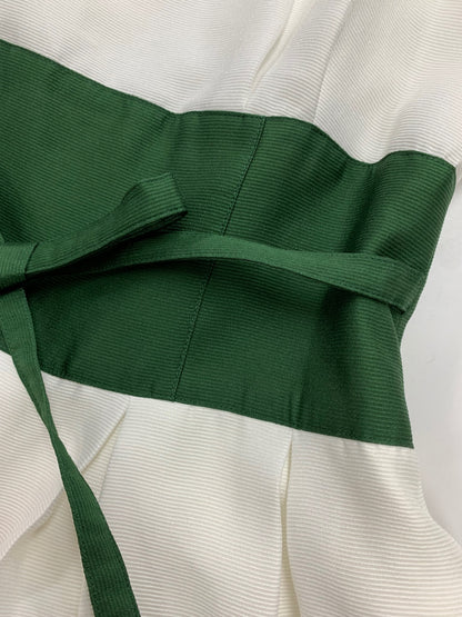 エムズグレイシー Garden Flower Dress 811344 ワンピース 36 ホワイト リボン 花柄 ITBAGN7A040C