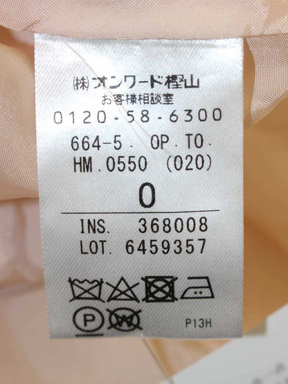 トッカ OPTOHM0550 ワンピース 0 オレンジ レース ツイード ITX4B41VRBD4