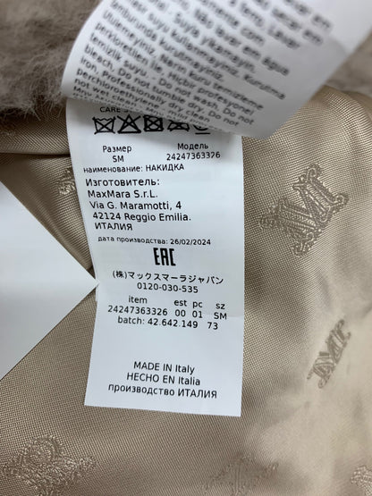 マックスマーラ ニューテルツォ テディベア ケープ 24247363326 ポンチョ 44 ベージュ アルパカ シルク IT8IS86U5H6Q 【SALE】