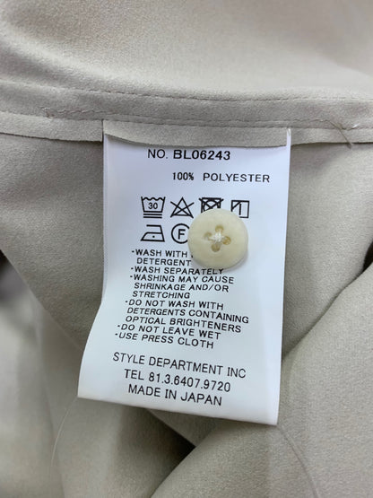 スティル バイ ハンド Synthetic leather over shirt / フェイクスウェードスキッパーシャツブルゾン BL06243 48 ベージュ ITMYFT9E7W24
