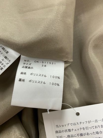 エムズグレイシー 511521 ワンピース 38 ブラウン 千鳥格子 リボン ITZEHW3UDI6G
