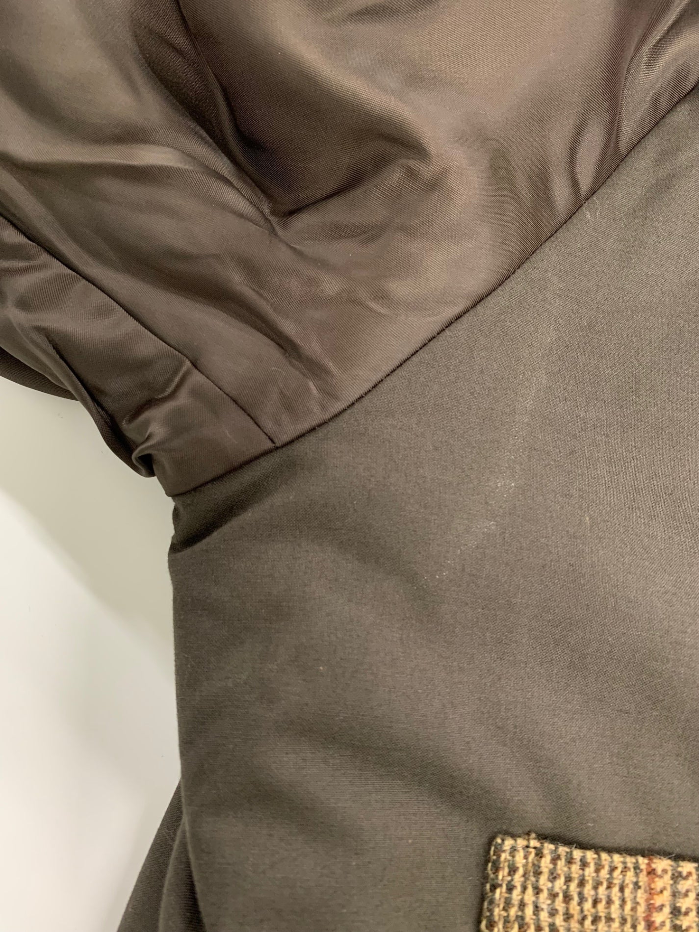 バラクータ G9 ハリントンジャケット 42 ブラウン コットン 千鳥格子 厚手 IT4K0GJ2NO74