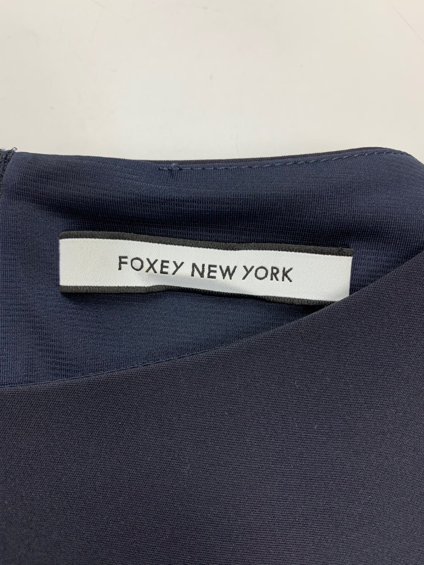 フォクシーニューヨーク ドレス ウィンターワンダー 39842 ワンピース 38 ネイビー ITN5YZOI7DWY