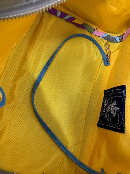 エーディーエムジェイ ハンドバッグ グレー ミニ ショルダー 2way クロコ型押し レザー ITDDE0NB8LBR