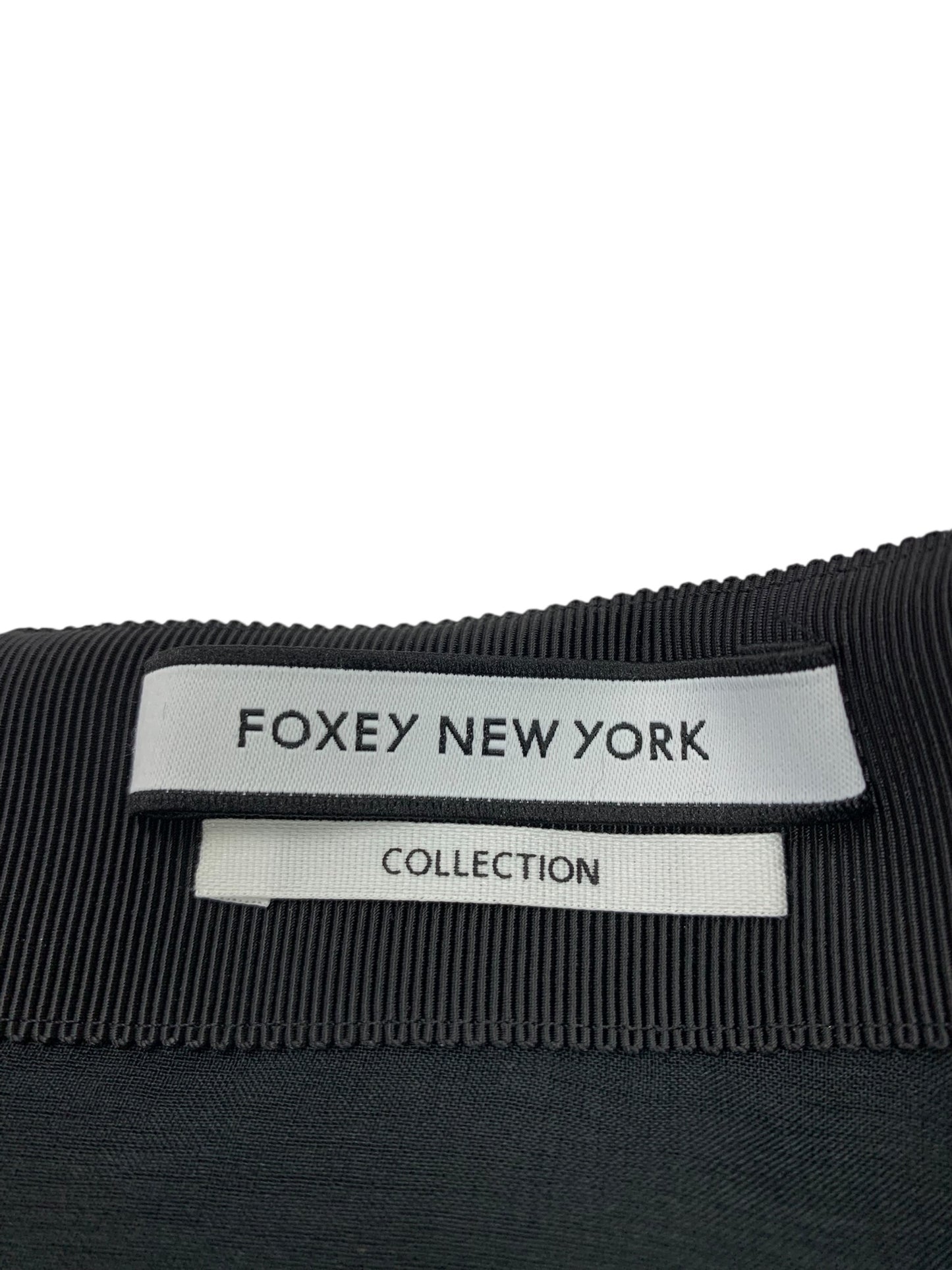 フォクシーニューヨーク collection Valette Skirt 42674 スカート 38 ブラック ツイード ジュエルボタン IT1VYASUYOE1