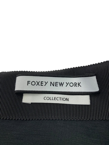 フォクシーニューヨーク collection Valette Skirt 42674 スカート 38 ブラック ツイード ジュエルボタン IT1VYASUYOE1