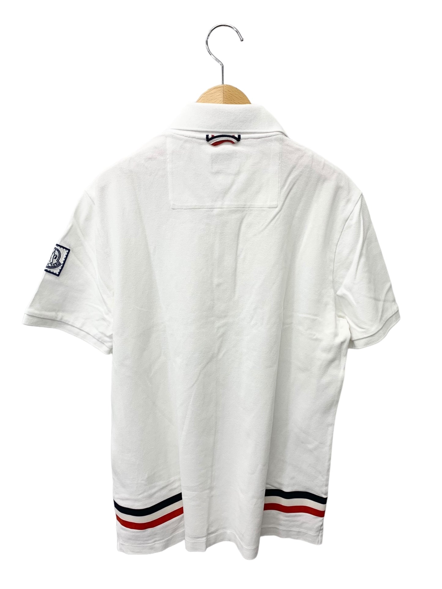 モンクレール MAGLIA POLO POLO SHIRT C13918316800 ポロシャツ L ホワイト ITU4U85TPKDO