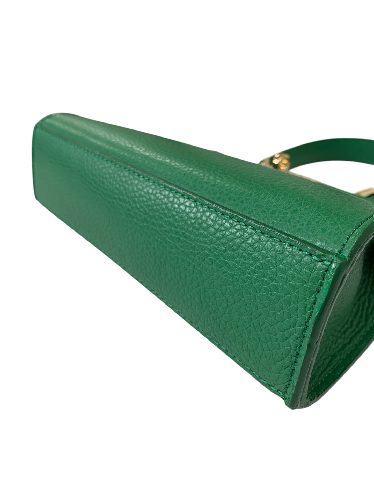 フランコフェラーロ ハンドバッグ グリーン ベルト 2way ITBZIHHEZ71A