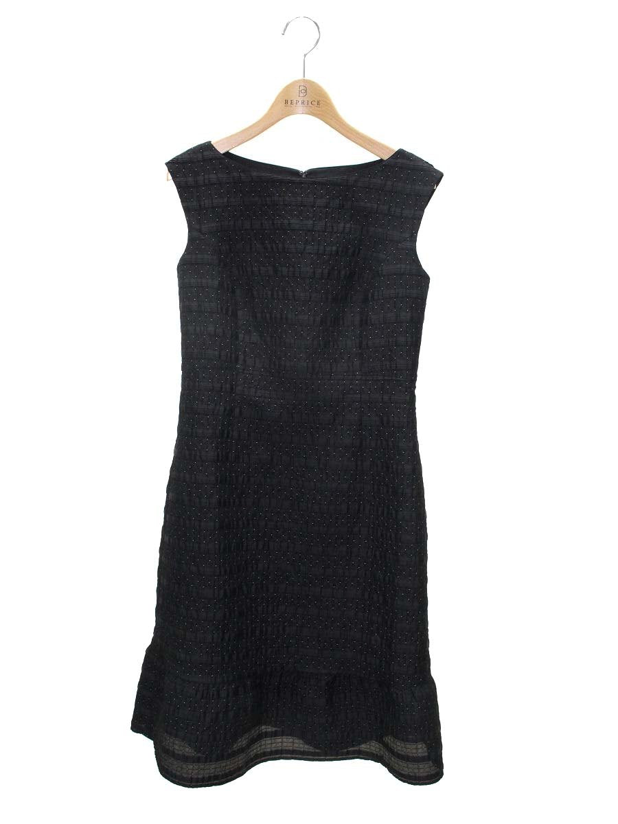 トッカ 洗える！SMALL SUNS ドレス OPTOKA0065 ワンピース 2 ブラック ジャガード IT07SMXAOTFS