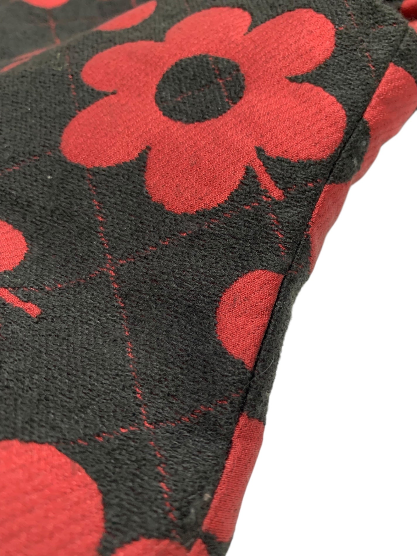 エムズグレイシー 331605 ワンピース 44 ブラック フラワーモチーフ ウール混 IT8ANP8KDTLY