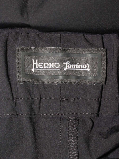 ヘルノ ラミナー イージーパンツ  PT00004DL 12691  M ブラック テーパード ITGOFV5WTZ58